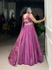 Peppilo Silk Crepe Embroidery Lehenga Set