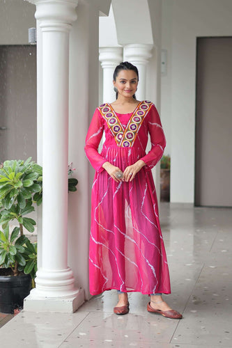 Peppilo Georgette Ready To Wear Kurti