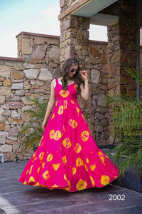 Peppilo Women's Rayon Kurti Indian Ethnic Party Wear Dress