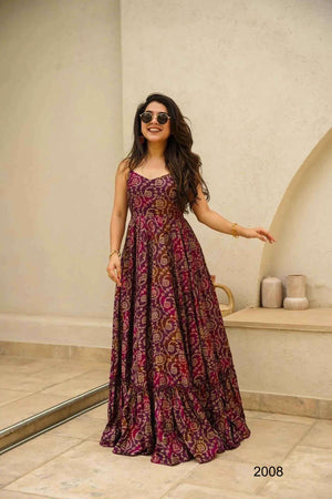 Peppilo Women's Multicolor Rayon Kurti Indian Ethnic Party Wear