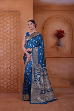 Peppilo Soft Silk Indian Ethnic Saree