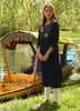 Black Georgette Indian Ethnic kurti with dupata