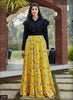 Black Georgette Indian Ethnic kurti with dupata