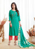 Aqua Georgette Indian women's salwar kameez with dupatta ready to wear