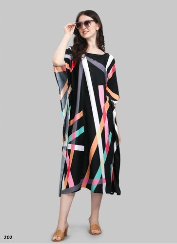 Black Georgette Indian Ethnic kurti with dupata
