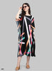 Black Georgette Indian Ethnic kurti with dupata