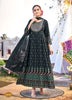 Black Georgette Indian Ethnic kurti with dupata