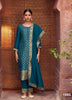 Aqua Georgette Indian women's salwar kameez with dupatta ready to wear