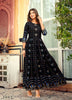 Black Georgette Indian Ethnic kurti with dupata