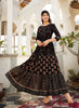Black Georgette Indian Ethnic kurti with dupata