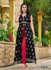 Black Georgette Indian Ethnic kurti with dupata