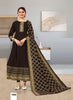 Black Georgette Indian Ethnic kurti with dupata
