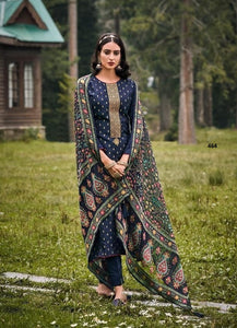 Black Georgette Indian women's salwar kameez with dupatta ready to wear