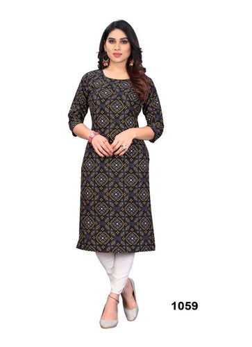 Black Georgette Indian Ethnic kurti with dupata
