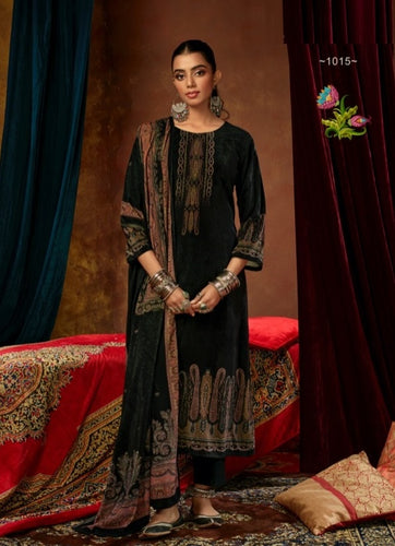 Black Georgette Indian women's salwar kameez with dupatta ready to wear