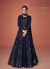 Black Georgette Indian women's salwar kameez with dupatta ready to wear