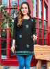 Black Georgette Indian Ethnic kurti with dupata