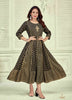 Black Georgette Indian Ethnic kurti with dupata
