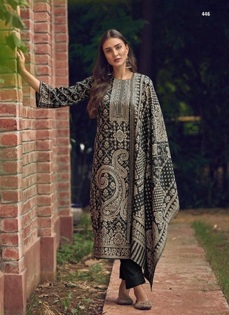 Black Georgette Indian women's salwar kameez with dupatta ready to wear
