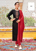 Black Georgette Indian women's salwar kameez with dupatta ready to wear