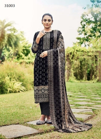 Black Georgette Indian women's salwar kameez with dupatta ready to wear