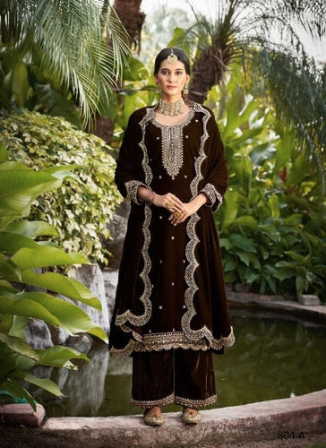 Black Georgette Indian women's salwar kameez with dupatta ready to wear