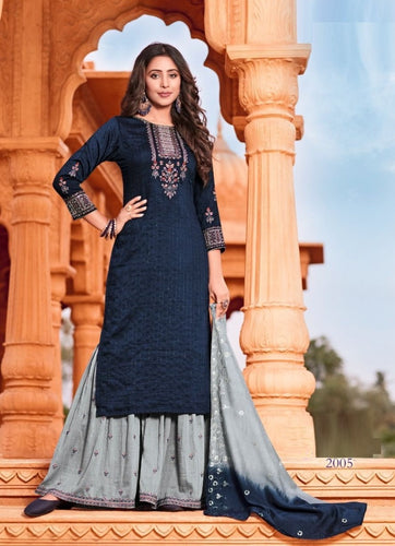 Black Georgette Indian women's salwar kameez with dupatta ready to wear