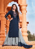 Black Georgette Indian women's salwar kameez with dupatta ready to wear