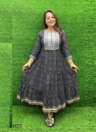 Black Georgette Indian Ethnic kurti with dupata