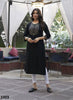 Black Georgette Indian Ethnic kurti with dupata