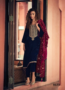 Black Georgette Indian women's salwar kameez with dupatta ready to wear