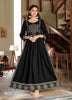 Black Georgette Indian Ethnic kurti with dupata