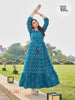 Aqua Rayon Indian Ethnic kurti with dupata