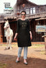 Black Cotton with Finishing Indian Ethnic kurti with dupata