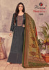 Black Cotton Negative Indian women's salwar kameez with dupatta ready to wear
