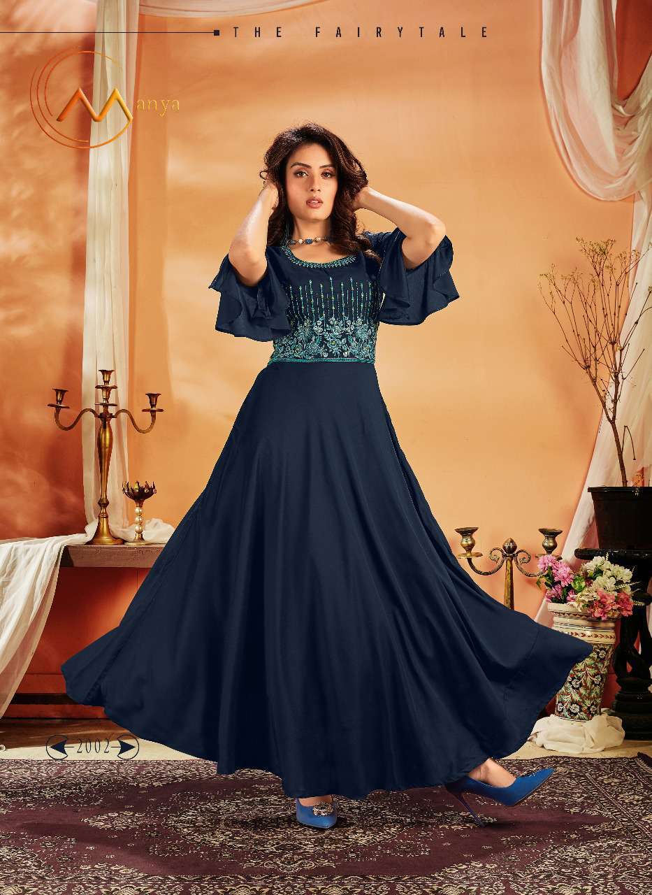 Black Chimimi Silk Indian Ethnic kurti with dupata