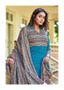 Aqua Pashmina Spun Indian women's salwar kameez with dupatta ready to wear