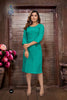 Aqua Fancy Fabric with Print Indian Ethnic kurti with dupata