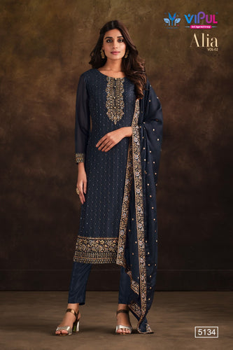 Black Catonic Geo Indian women's salwar kameez with dupatta ready to wear