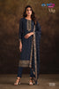 Black Catonic Geo Indian women's salwar kameez with dupatta ready to wear