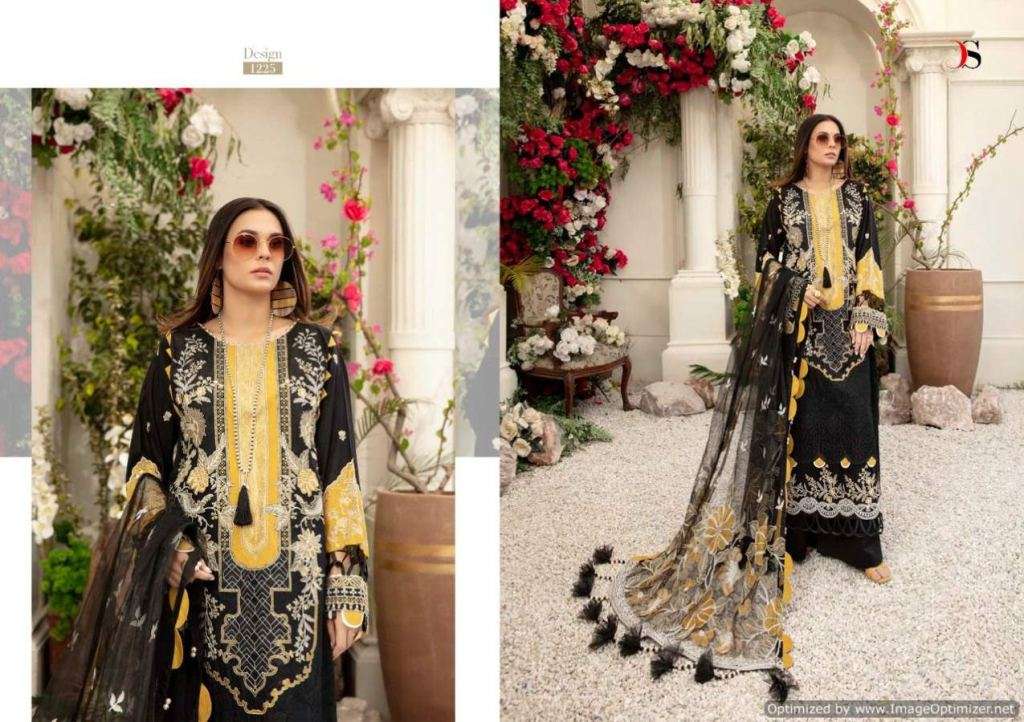 Black Cotton Indian women's salwar kameez with dupatta ready to wear