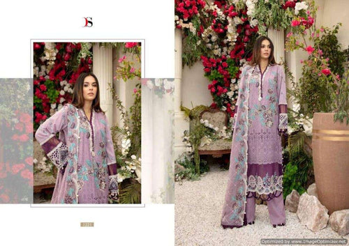 Multi Color Cotton Indian women's salwar kameez with dupatta ready to wear