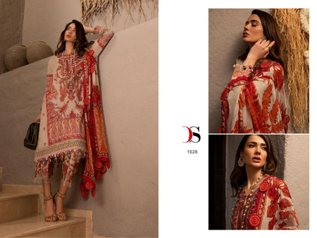 Multi Color Embroidery & Embroidery Patches Indian women's salwar kameez with dupatta ready to wear