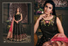 Black Fancy Indian women's salwar kameez with dupatta ready to wear