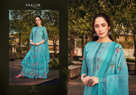 Aqua Real Georgette Indian women's salwar kameez with dupatta ready to wear