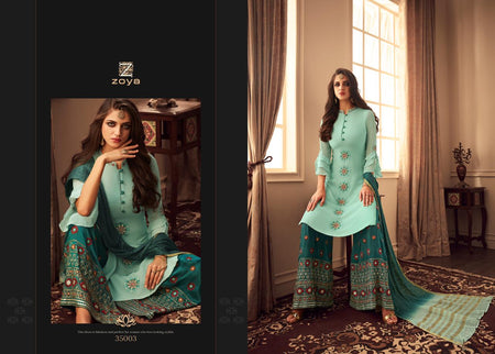 Multi Color Uppada Indian women's salwar kameez with dupatta ready to wear
