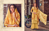 Gold Banarasi Jacquard Indian women's salwar kameez with dupatta ready to wear
