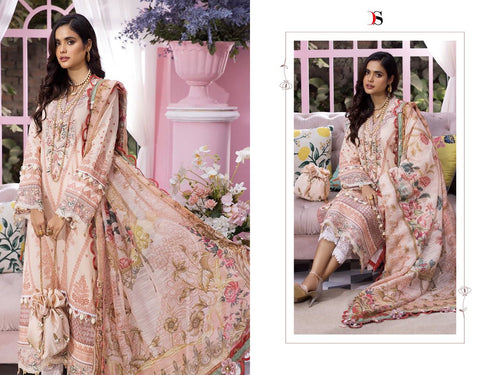 Multi Color Pure Cotton Indian women's salwar kameez with dupatta ready to wear