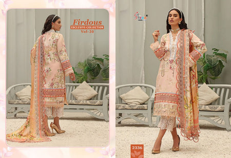 Multi Color Pure Jam Cotton Indian women's salwar kameez with dupatta ready to wear