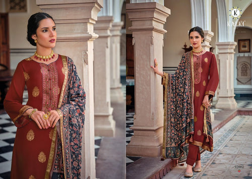 Multi Color Pure Musline Dolla Jacquard Indian women's salwar kameez with dupatta ready to wear
